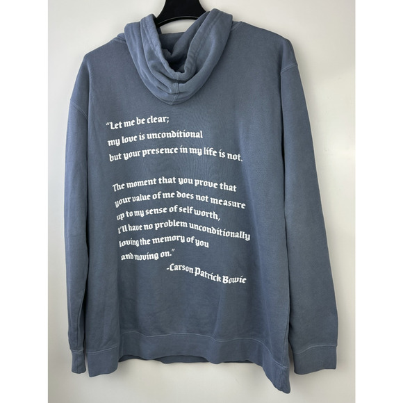 Boys Lie Hoodie Oversized One Size Long Sweatshirt Angels Cherub Graphic Print - Picture 6 of 16